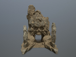 Skull gate Model 3D
