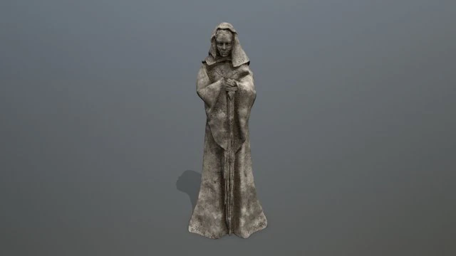 Statue 3D Model .c4d .max .obj .3ds .fbx .stl .blend 