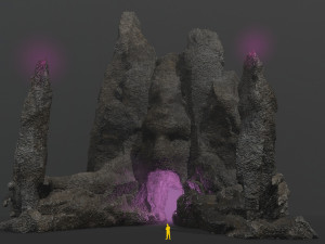 Rock Gate 3D Model