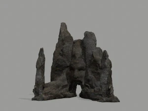 Porta di roccia Modello 3D