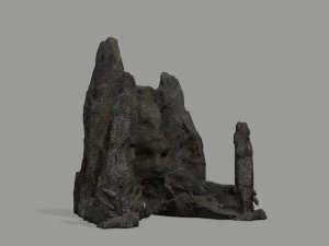 Porta di roccia Modello 3D