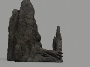 Porta di roccia Modello 3D