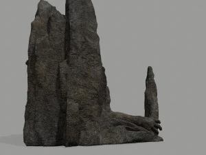 Porta di roccia Modello 3D