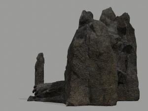 Porta di roccia Modello 3D