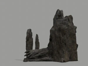 Porta di roccia Modello 3D