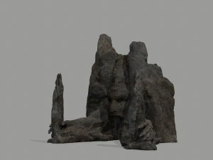 Porta di roccia Modello 3D