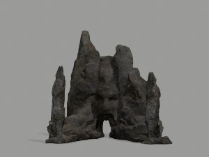 Porta di roccia Modello 3D