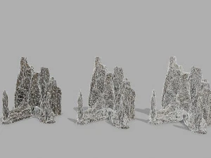 Porta di roccia Modello 3D