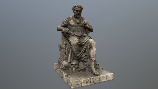 Statue 3D 模型 .c4d .max .obj .3ds .fbx .stl .blend 