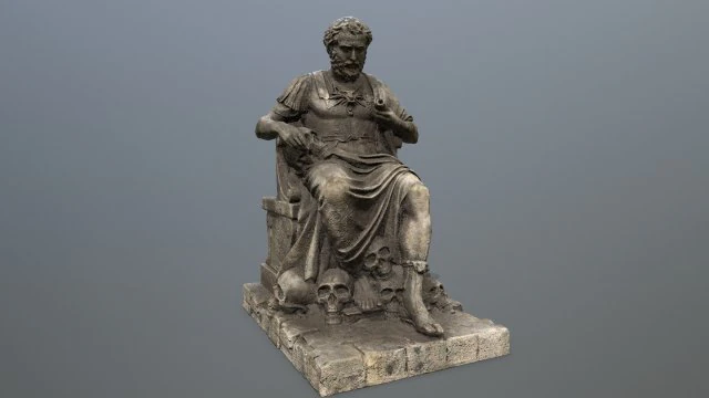 Statua Modello 3D .c4d .max .obj .3ds .fbx .stl .blend 