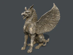 Statue Creature 3D Model