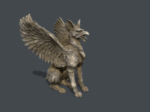 Statue Creature 3D Model