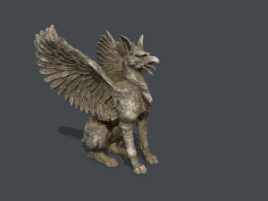 Statue Creature 3D Model