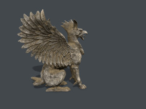 Statue Creature 3D Model
