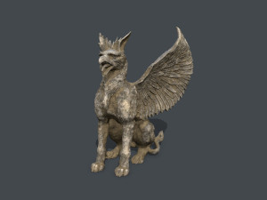 Statue Creature 3D Model