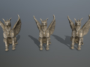 Statue Creature 3D Model