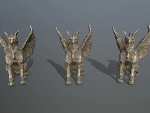 Statue Creature 3D Model