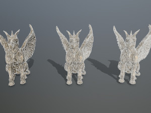 Statue Creature 3D Model