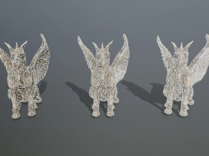 Statue Creature 3D Model