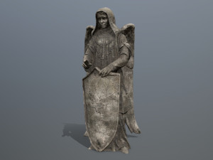 Angel statue 3D मॉडल