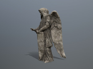 Angel statue Modello 3D