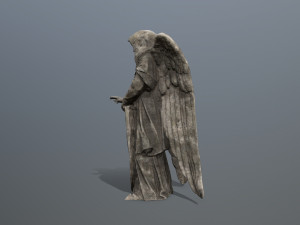 Angel statue Modello 3D