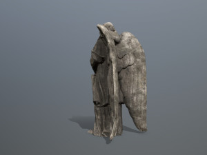 Angel statue Modello 3D