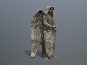 Angel statue Modello 3D