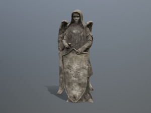 Angel statue Modello 3D