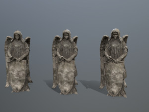 Angel statue Modello 3D