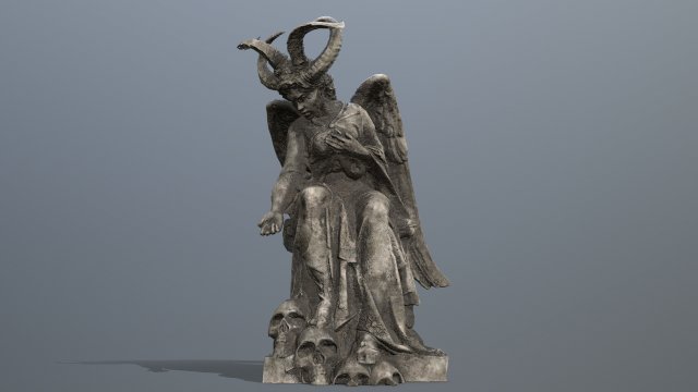 Angel statue 3D मॉडल .c4d .max .obj .3ds .fbx .stl .blend 