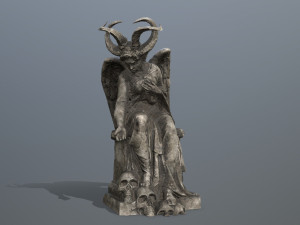 Angel statue 3D मॉडल