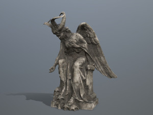 Angel statue 3D मॉडल