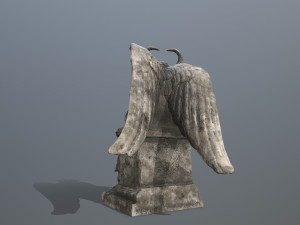 Angel statue 3D मॉडल