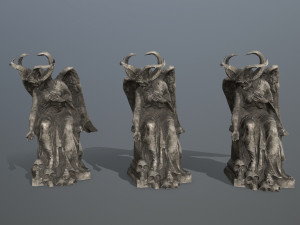 Angel statue 3D मॉडल