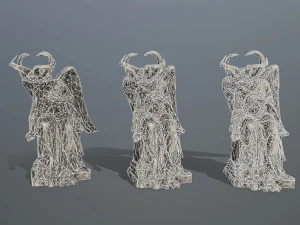 Angel statue 3D Model