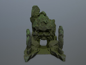 Skull gate 3D Modell