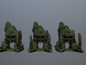 Skull gate 3D Modell