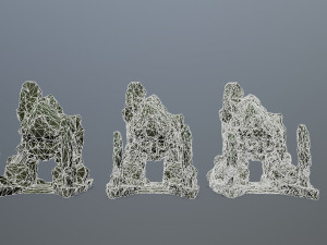 Skull gate 3D Modell