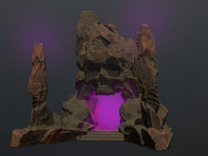 Skull gate Modelo 3D
