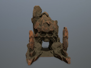Skull gate 3D 모델