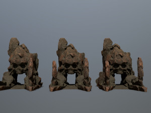 Skull gate 3D 모델