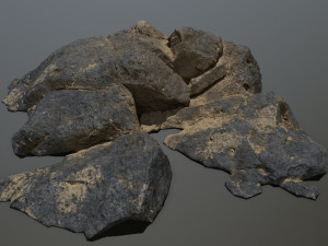 Sea rocks 3D Model
