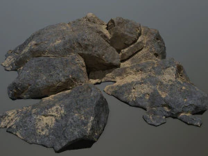 Sea rocks 3D Model