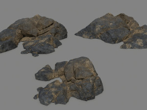Sea rocks 3D Model
