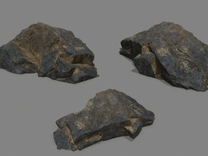 Sea rocks 3D Model