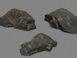 Sea rocks 3D Model