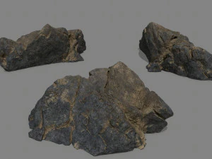 Sea rocks 3D Model