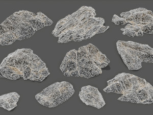 Sea rocks 3D Model