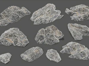 Sea rocks 3D Model